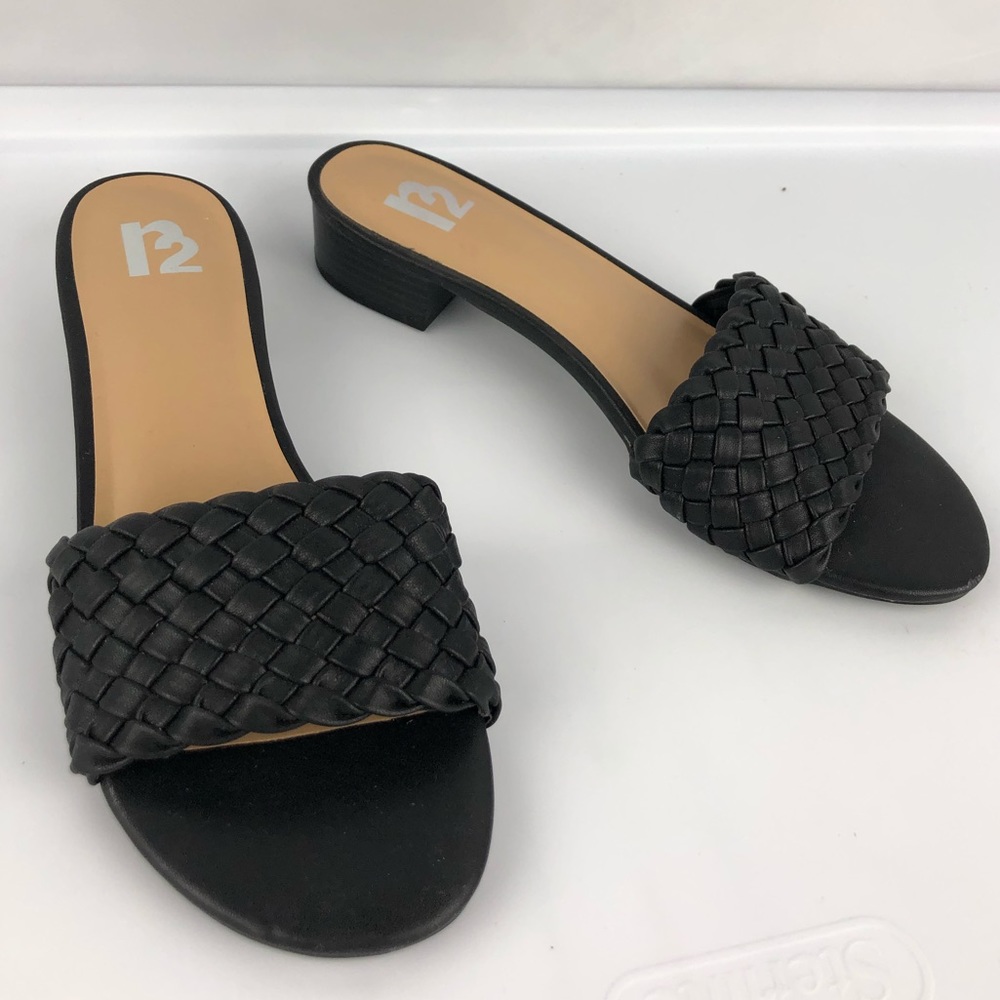 Braided high heels